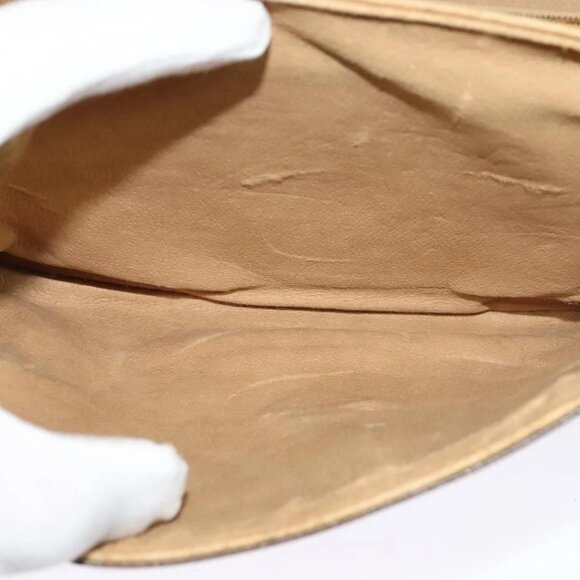 GUCCI GG Supreme Web Sherry Line Bag PVC Beige Gold - Picture 12 of 16